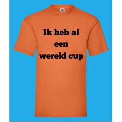 Ik heb al een wereldcup