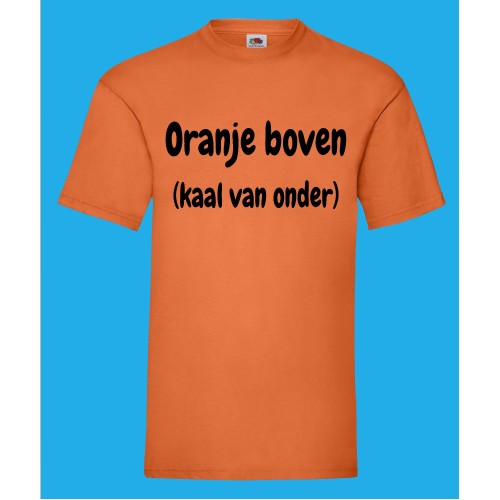 Oranje boven (kaal van onder)